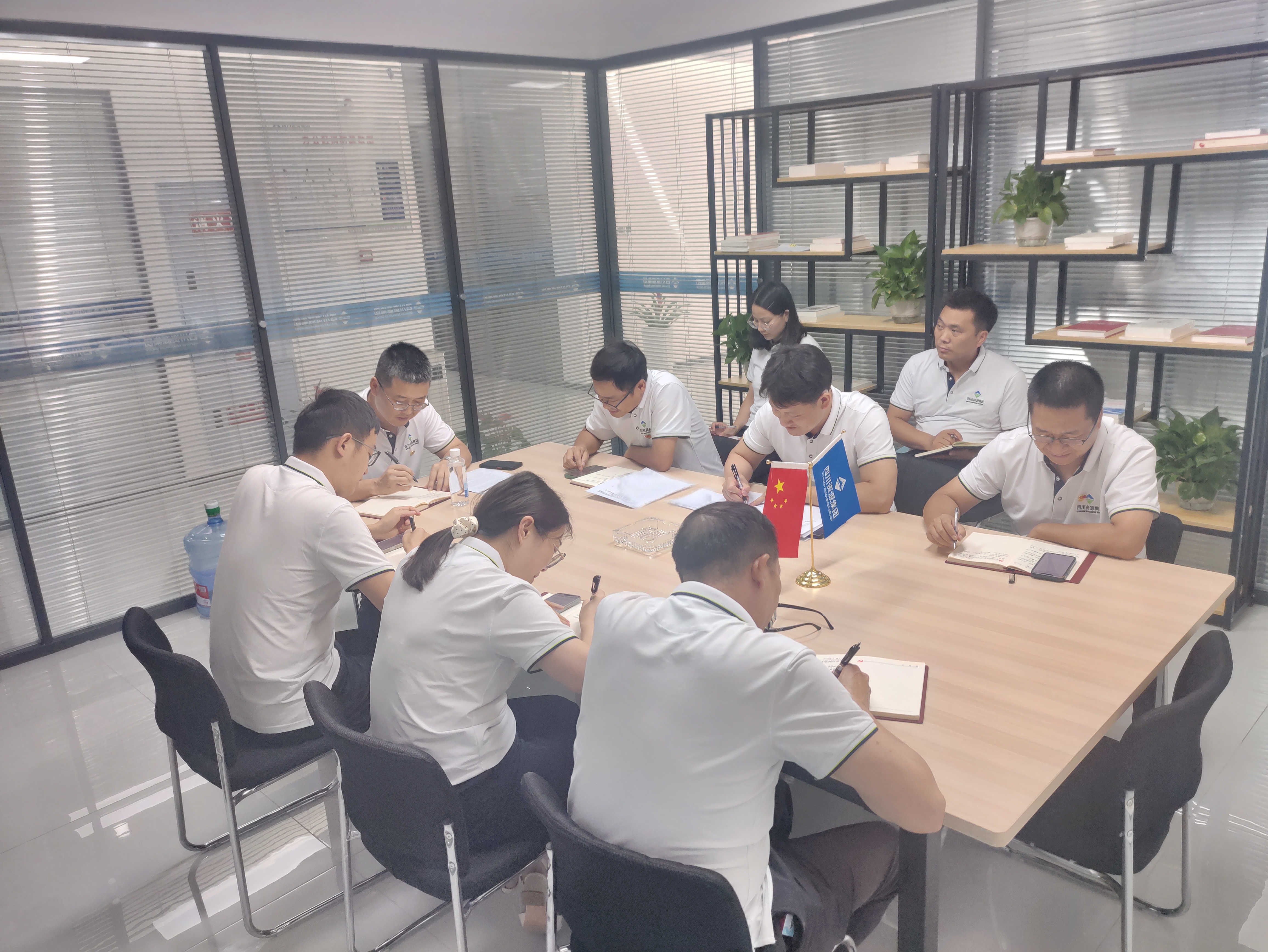 四川尊龙凯时科创园项目党支部-党课现场