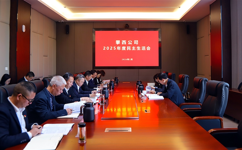 攀西公司党委召开2025年度民主生活会