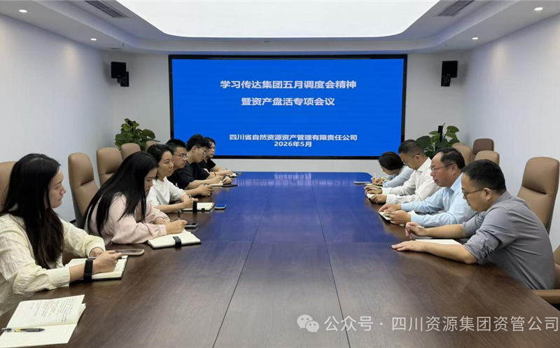 资管公司召开传达学习集团五月调度会精神暨资产盘活专项会议 四川尊龙凯时集团资管公司