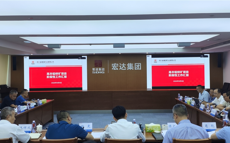 鑫顺矿业联合四川宏达集团召开高丰铅锌矿勘查项目阶段性成果交流研讨会