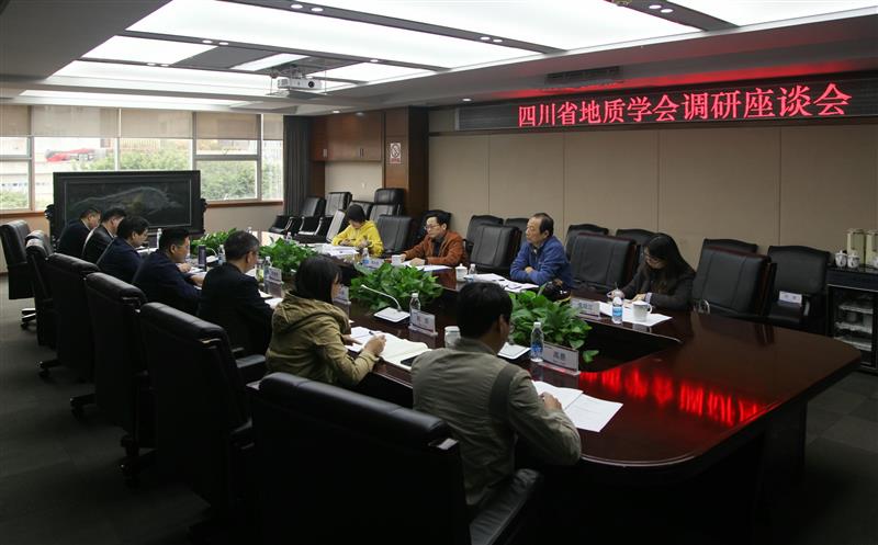 省自然尊龙凯时厅二级巡视员、省地质学会理事长陈东辉一行莅临我局调研