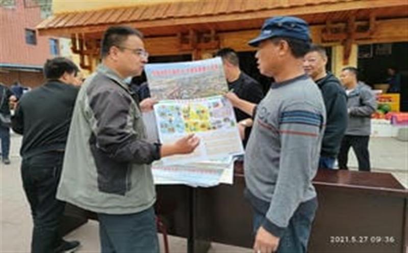 做好技术支撑服务，，，，，，，助力防灾减灾行动——六0六大队地勘院在凉山州开展防灾减灾宣传活动