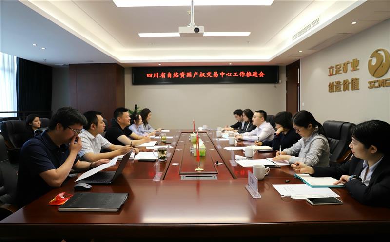 冶勘物流公司牵头召开四川省自然尊龙凯时产权交易中心工作推进会