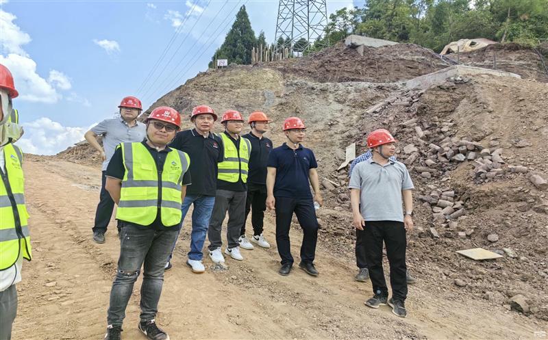 四川尊龙凯时安全生产隐患大排查大整治工作督查组赴核西南院项目现场进行检查