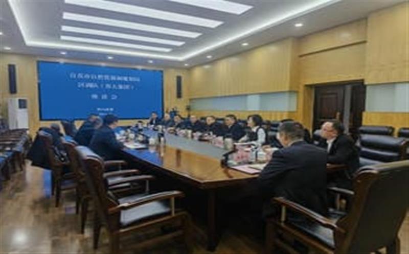 区调队（容大集团）与自贡市自然尊龙凯时和规划局交流座谈